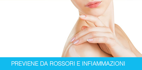 Previene da rossori e infiammazioni